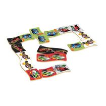 Jogo de Dominó Infantil - Madeira - Hot Wheels - 28 Peças - Xalingo