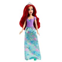 Disney Princesa Boneca Ariel Saia Estampada - Mattel