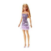 Barbie Fashionista Vestido Glitter Loira - Mattel