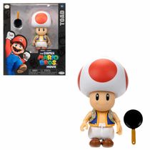 Conjunto Mini Figura e Acessório - Super Mario - Toad - Sunny