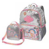 Kit Mochila De Costa Lilica Ripilica Glimmer LovIt+Lancheira