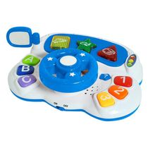 Brinquedo Didático Volante Bibi Baby C/ Som E Luz Dm Toys 5809