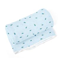 Cobertor Bebê Flanelado Avião Azul 1,10m X 90cm Papi