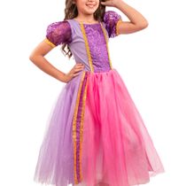 Fantasia Infantil Princesa Rapunzel