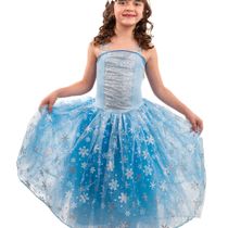 Fantasia Infantil Princesa da Neve Luxo