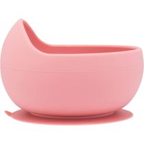 Bowl Em Silicone Com Ventosa Rosa - Buba