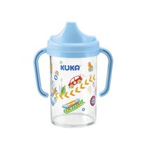 Copo Infantil Com Alça Removivel Azul 240ml Kuka(Bico Anatômico)