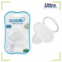 Mordedor De Silicone Kuka P/bebês + 4meses Transparente