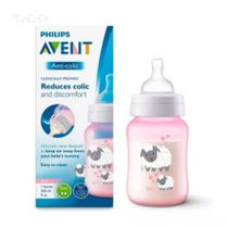 Mamadeira Avent Classica Anti Cólica Ovelha 260ml Cor Rosa