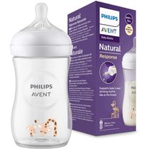 Mamadeira Avent Petala 3.0 260ml Girafa Philips Bico 1-3 Meses