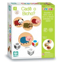 Jogo Cadê o Bicho? Crescer - Nig Brinquedos