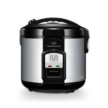 Panela de Arroz 10 Xícaras de Inox, Função Manter Aquecido e Bandeja a Vapor 127v-700w Multi - GO005OUT [Reembalado] GO005OUT