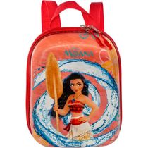 Mochila Pequena Maxtoy Princesa Moana Vermelho