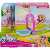 Barbie Chelsea Diversão No Tobogã De Água HTK39 Mattel