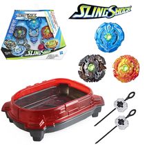 Beyblade Sling Shock Elemento X e Arena Rail Rush - Hasbro