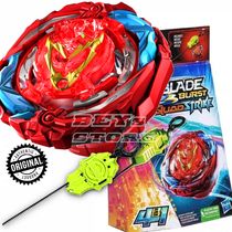 Beyblade Zeal Achilles Lançador Hasbro QuadStrike