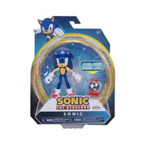 Boneco Articulado Sonic (Novo) de 9cm com Acessório - Sonic