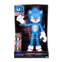 Boneco Interativo Sonic com Luz e Som - Sonic 3: O Filme