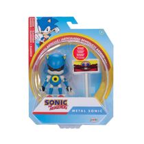 Boneco Articulado Metal Sonic de 9cm com Acessório - Sonic