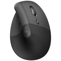 Lift Vertical Rato Ergonômico, Sem Fio, Receptor USB Bluetooth ou Logi Bolt, Cliques Silenciosos, 4 Botões, Compatível com Windows, macOS, iPadOS,