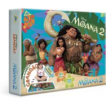 Quebra-Cabeça Grandão 120 peças - Moana 2 - Toyster