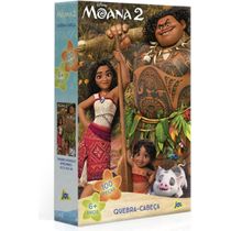 Quebra-Cabeça Encapado 100 peças - Moana 2 - Toyster