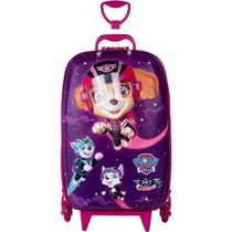 Mochila de Rodinhas 3D Maxtoy Patrulha Canina Skye Jet