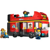 Lego 60407 CITY - Ônibus turístico vermelho de dois andares