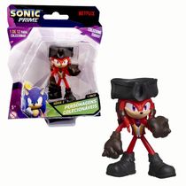 Boneco Colecionável 6,5cm Sonic Prime - Knuckles Pirata