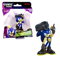 Boneco Colecionável 6,5cm Sonic Prime - Sonic Pirata