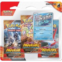 Pokémon TCG Blister Wooper Triplo Fagulhas Impetuosas Copag