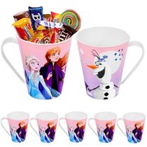 5 Canecas Frozen Anna Elsa Lembrancinhas Decoração de Festa para Sacola Surpresa