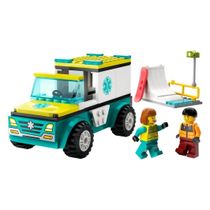 Lego 60403 - Ambulância de Emergência e Snowboarder