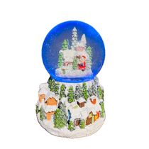 Bola de Cristal Globo de Neve Luzes com Cenario