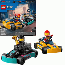 LEGO City Karts e Pilotos de Corrida 99 Peças 5+ 60400