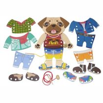 Alinhavo Cãozinho Lucky Brinquedo Educativo - Newart Toys
