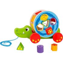 Super Crocodilo de Puxar Brinquedo Educativo - Tooky Toy