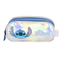 Estojo Escolar Triplo Stitch Holografico Luxcel