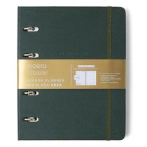 Planner Argolado 2025 Semanal Classica Verde Oliva A5 Cicero