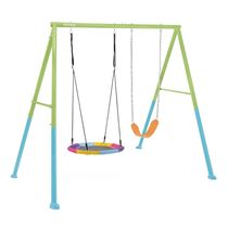 Balanço de Jardim Infantil Duas Posições Disco e Assento Intex