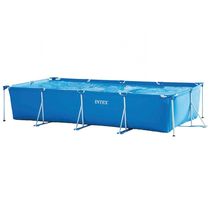 Piscina Estrutural Retangular 7.127 Litros Pvc Armação Intex