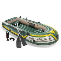 Bote Inflável Seahawk 3 Pessoas 360kg Remos Bomba Intex