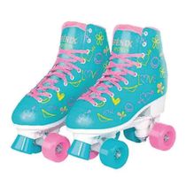 Patins Fenix 4 Rodas Roller Skate  Azul Tamanho 31 ao 34 Ajustável Fenix