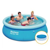 Piscina Inflável 2.300 Litros + Capa - Bestway