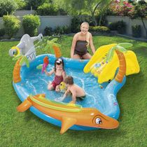 Piscina Inflável Interativa 273l Mundo Áquatico 2,80m X 2,57m X 87cm Bestway 53067