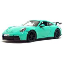 Miniatura Carro Porsche 911 Gt3 992 2021 1/24 Verde Bburago 21104