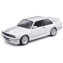 Miniatura Carro Bmw 3 Series M3 1988 1/24 Branco Bburago 21100