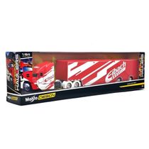 Miniatura Caminhão Mack Anthem Custom Haulers Eibach 1/64 Vermelho Maisto 12418