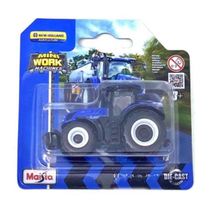 Miniatura Trator New Holland T7.315 Hd Azul Maisto 15530