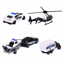 Box Set c/5 Miniaturas Police Force 4 1:64 Majorette MAJ212053188